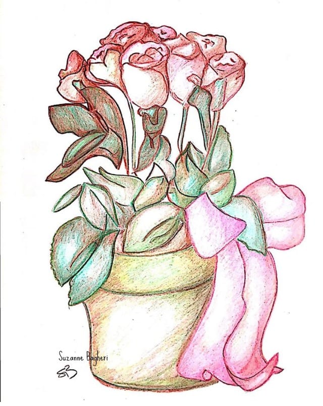 Flowers Pencil Sketch