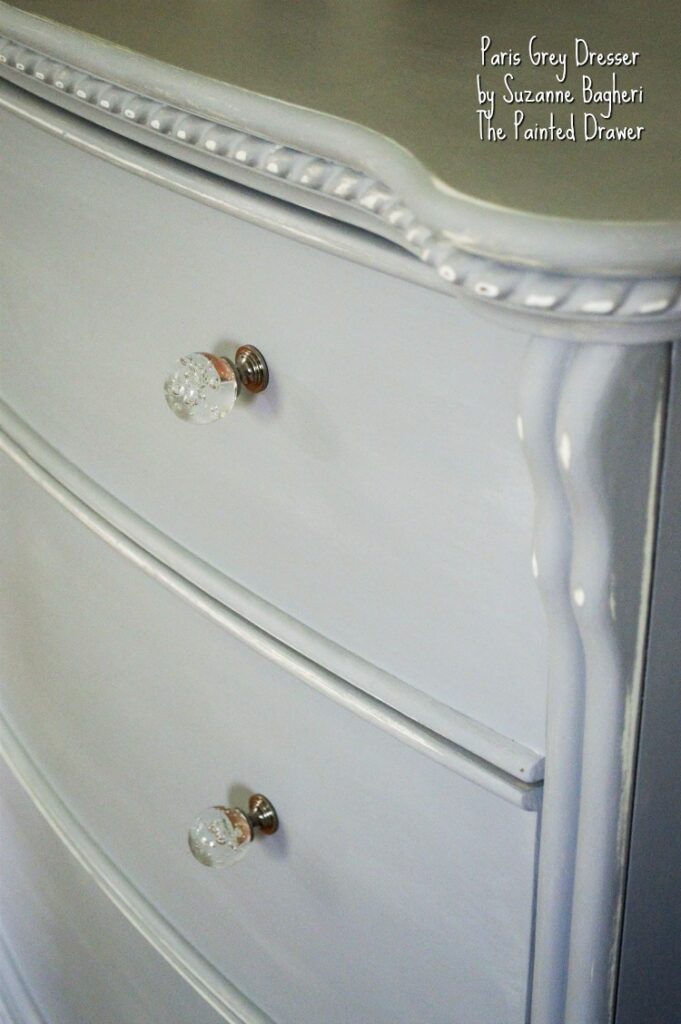 Paris Grey Dresser by Suzanne Bagheri The Painted Drawer