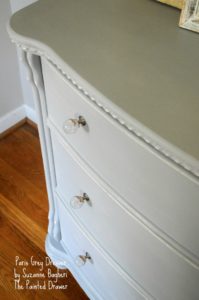 Paris Grey Dresser by Suzanne Bagheri The Painted Drawer