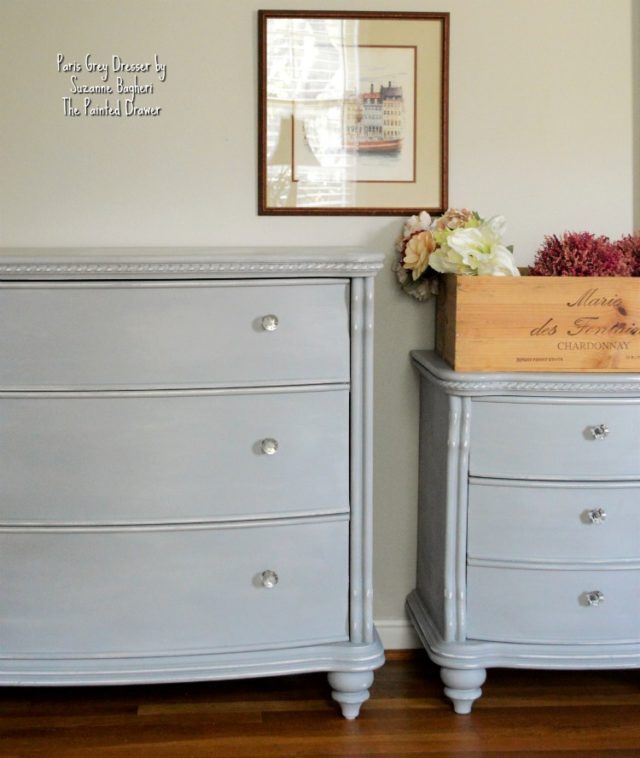 Paris Grey Bedroom Set Before and After