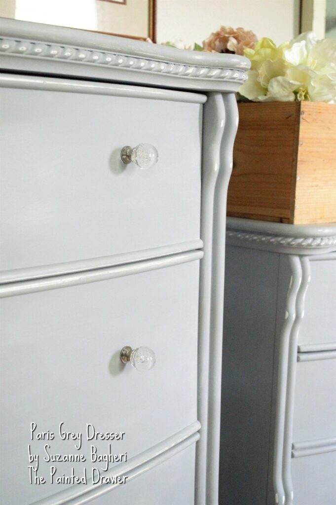 Paris Grey Dresser by Suzanne Bagheri The Painted Drawer