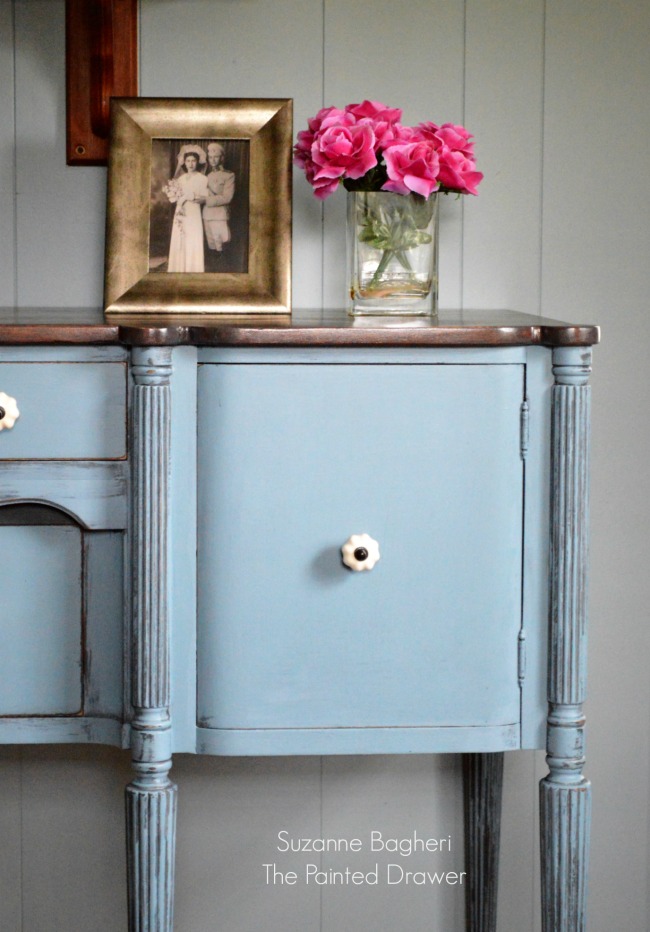 Vintage Sideboard in General Finishes Stillwater Blue