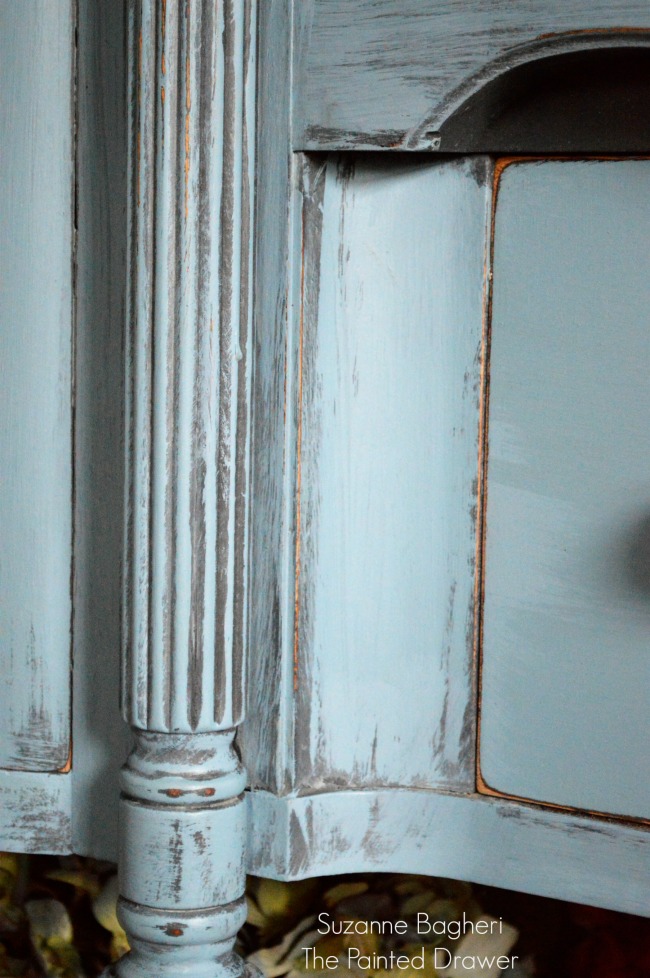 Vintage Sideboard in General Finishes Stillwater Blue