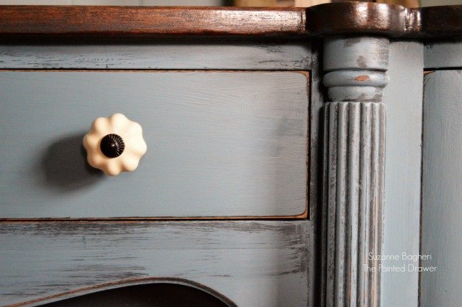 Vintage Sideboard in General Finishes Stillwater Blue