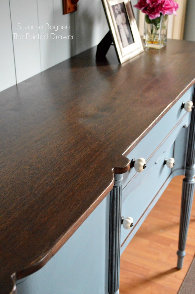 Vintage Sideboard in General Finishes Stillwater Blue