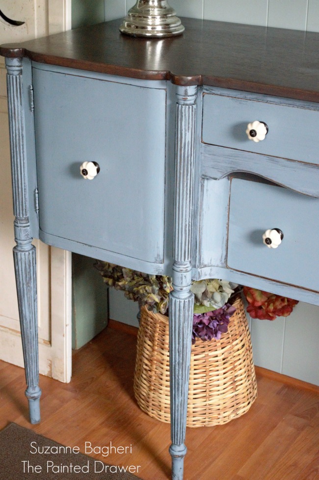 Vintage Sideboard in General Finishes Stillwater Blue