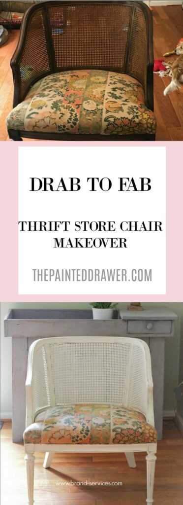 DRAB TO FAB CHAIR MAKEOVER