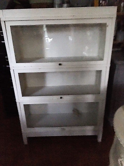 thrift store cabinet makeover