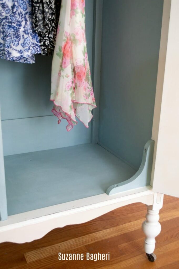 creamy whites armoire
