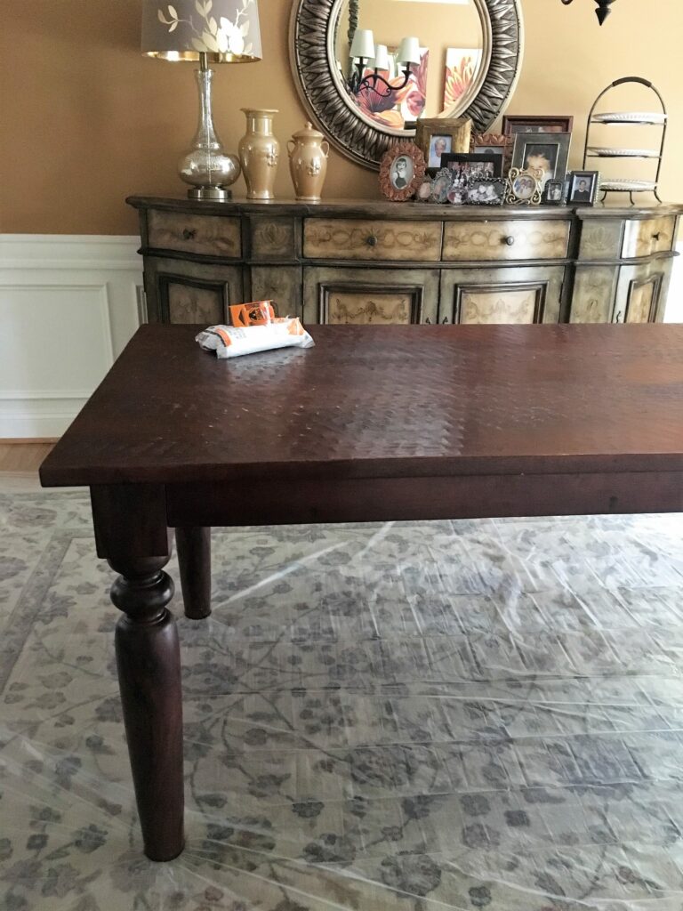 Dining Room Table Redo