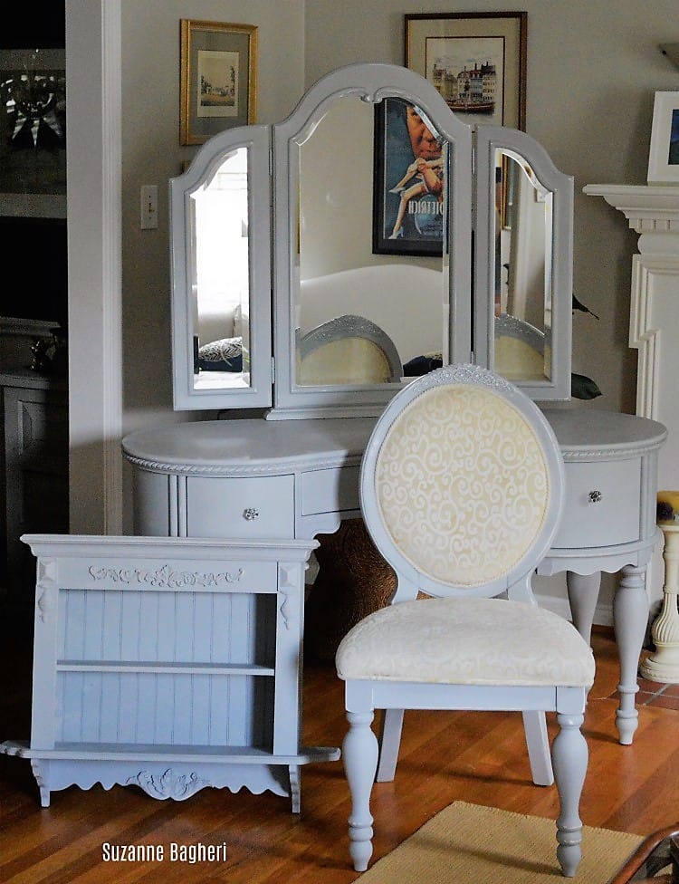 Annie Sloan Paris Grey Bedroom Set