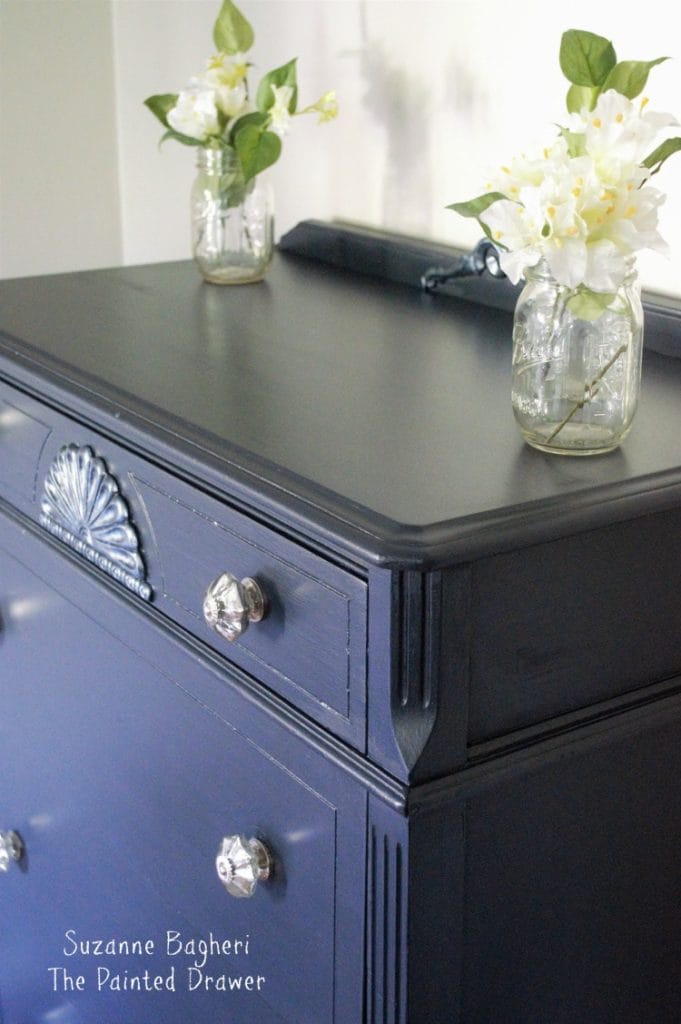 Vintage Glam Midnight Blue Chest