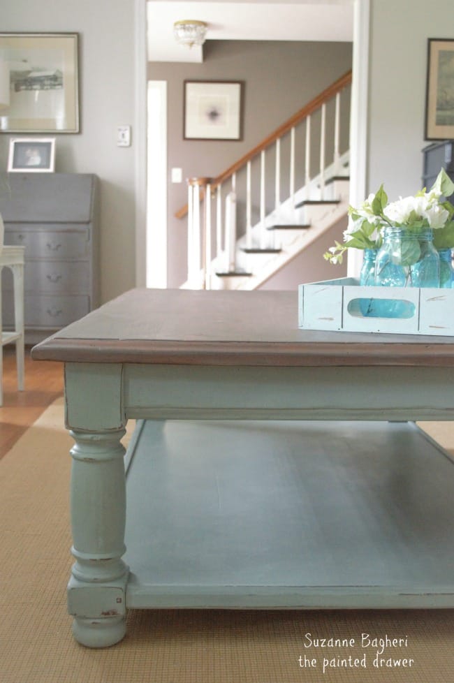 Beach Coffee Table in Duck Egg