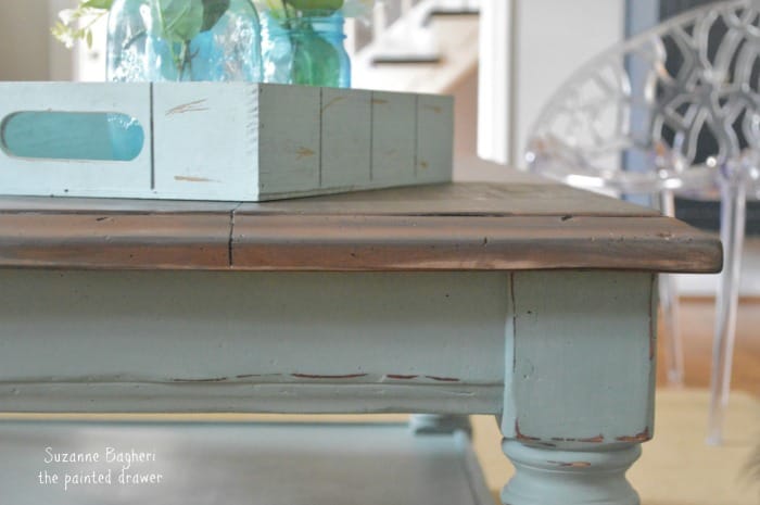 Beach Coffee Table in Duck Egg