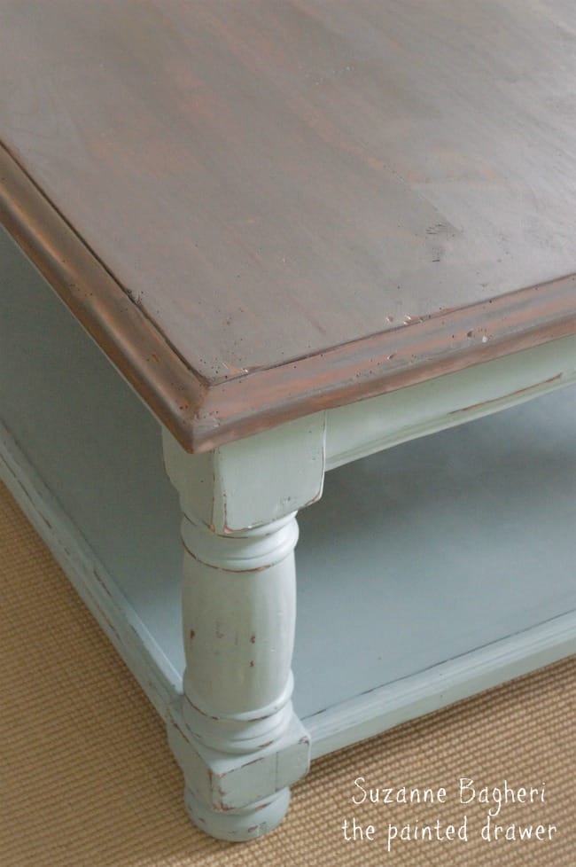 Beach Coffee Table in Duck Egg