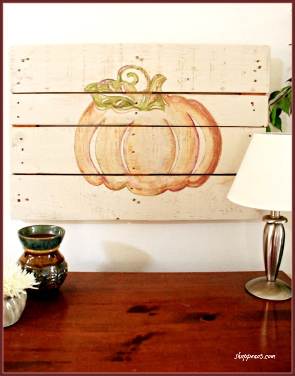 Shiplap Pumpkin Fall Inspiration Share Shoppe No.5