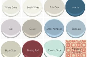 Benjamin Moore collage