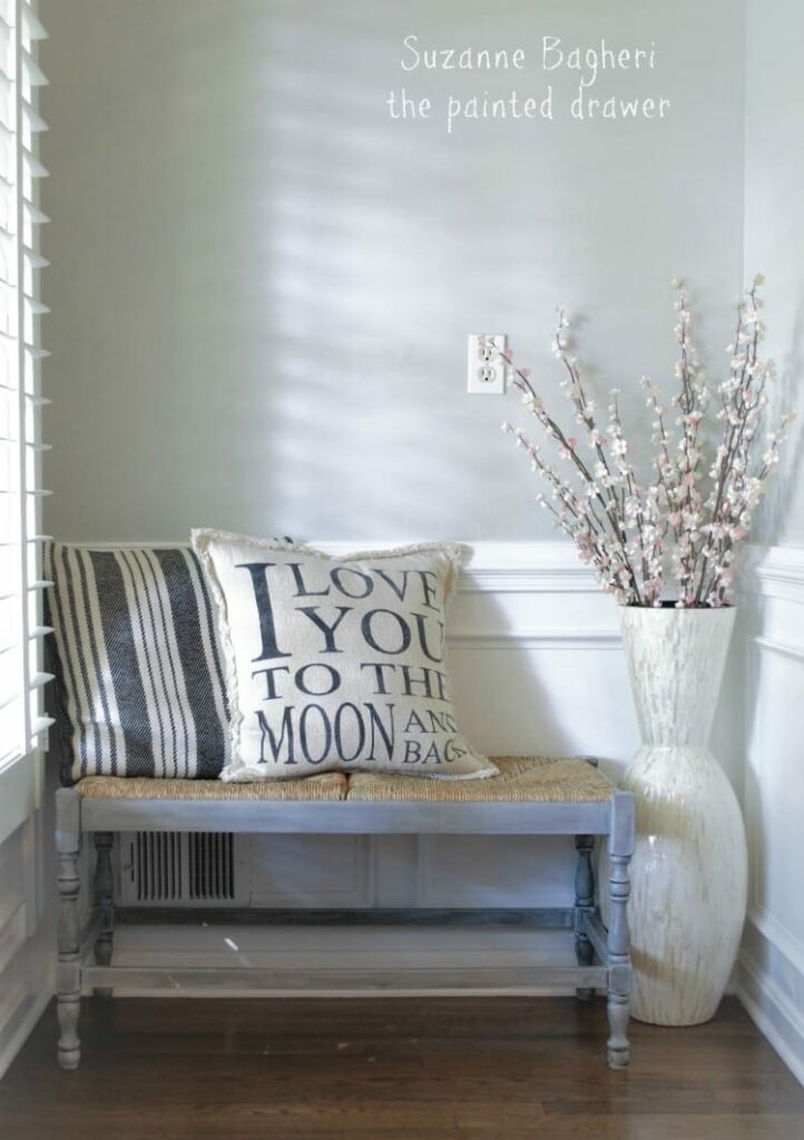 BM Stonington Gray Foyer Makeover