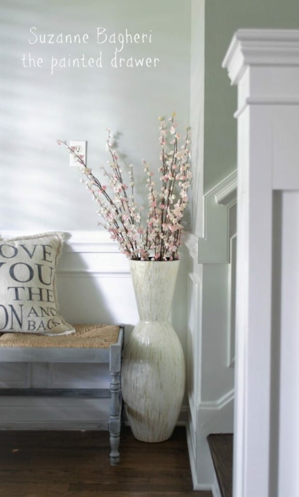 BM Stonington Gray Foyer Makeover