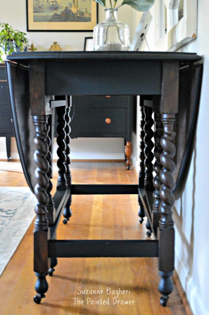 Suzanne Bagheri The Painted Drawer Gateleg Table
