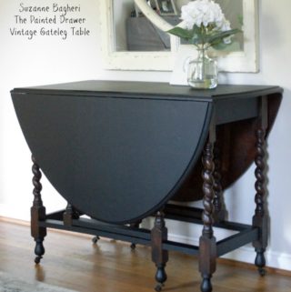 Suzanne Bagheri The Painted Drawer Gateleg Table