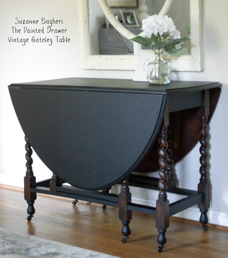 Suzanne Bagheri The Painted Drawer Gateleg Table