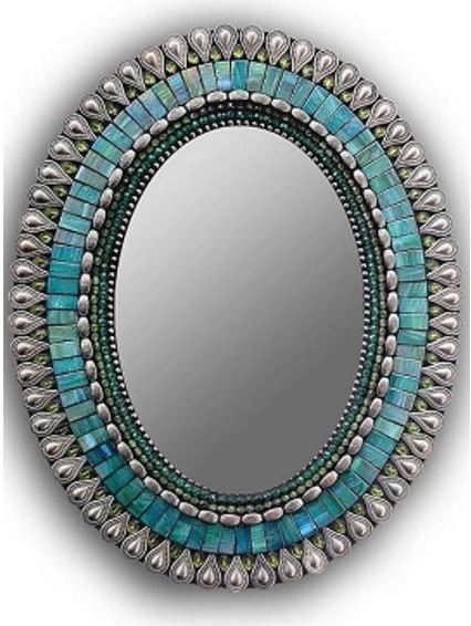 Zetamari Mosaic Mirror, Gifted Home Decor