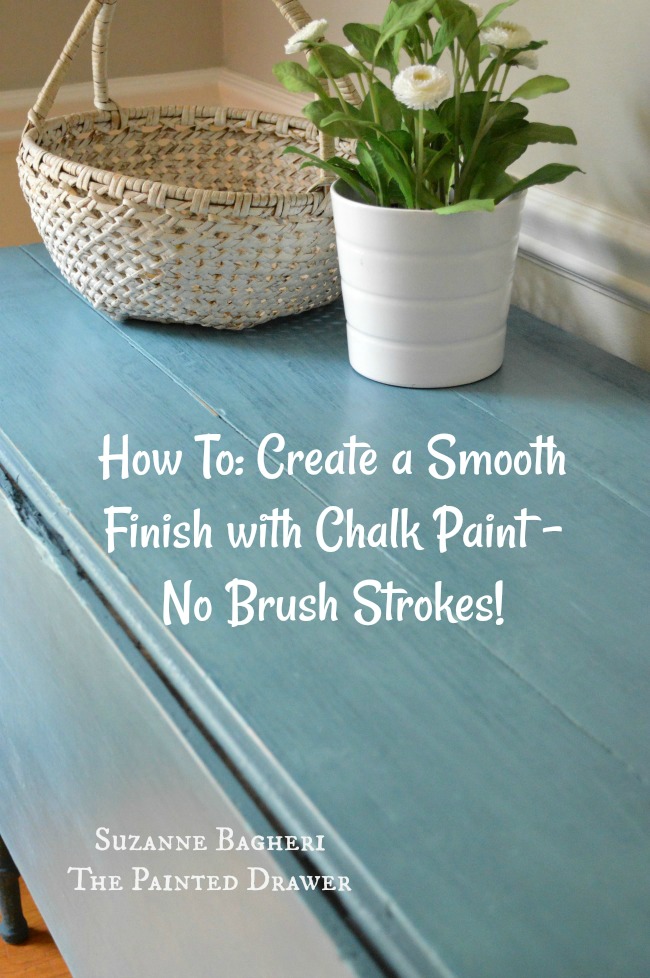 chalk paint brush marks