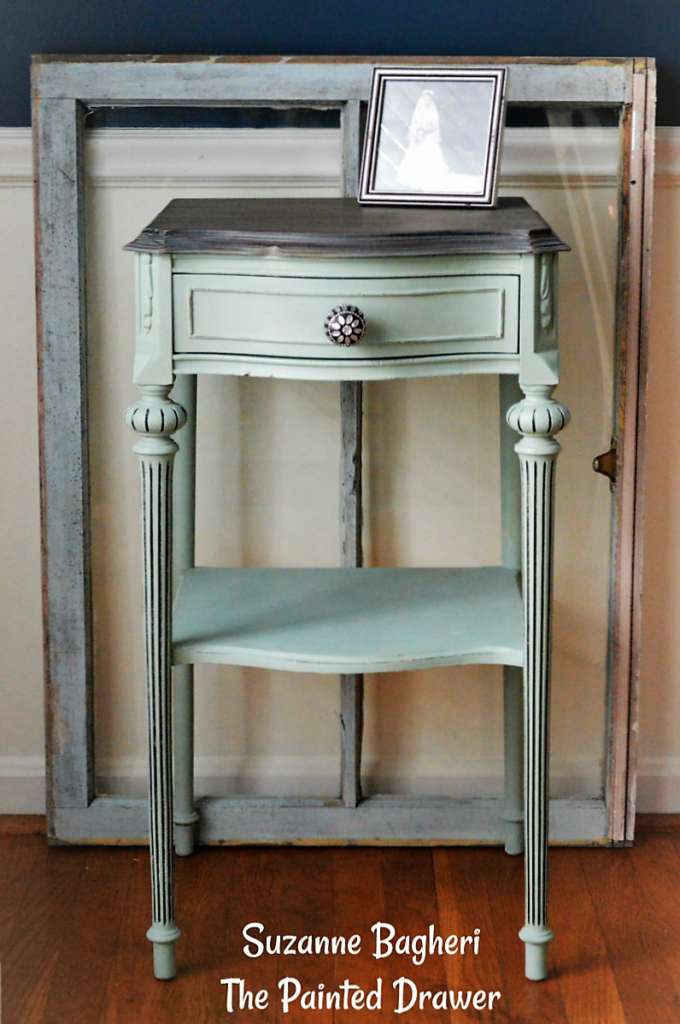 Vintage Table in Sea Glass