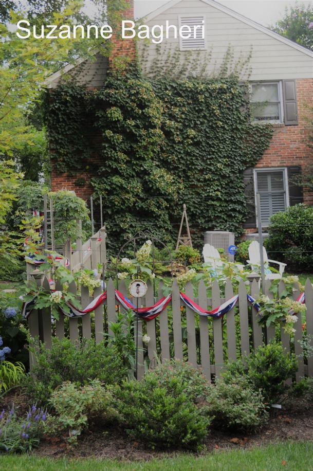 Fourth of July Garden and Flagstone