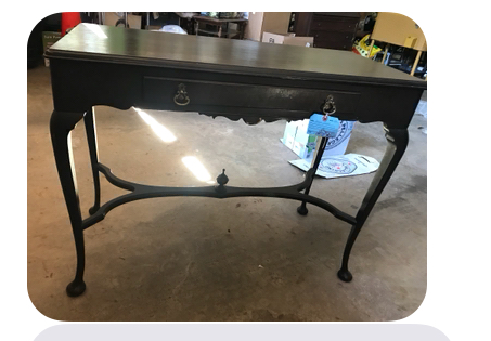 vintage thrift store table