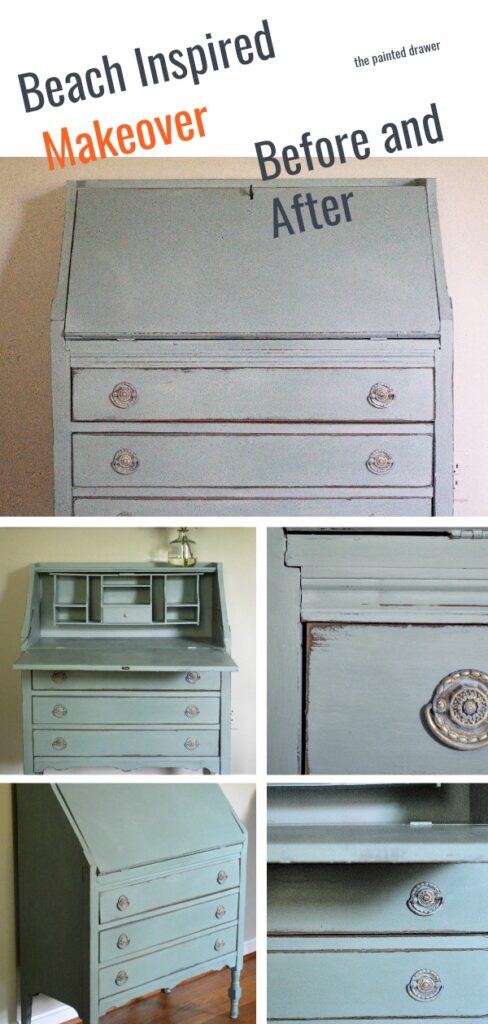 Duck Egg Desk Makeover Pin