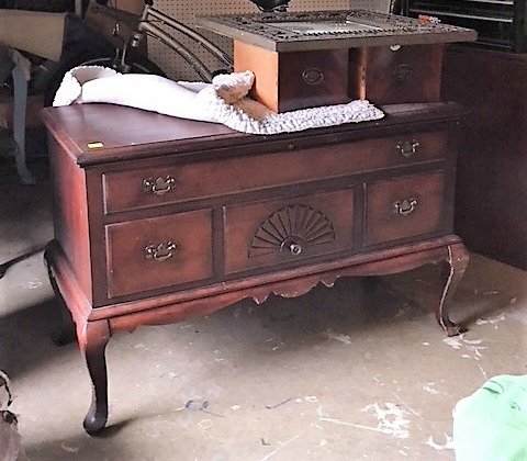 French Blanket Chest before