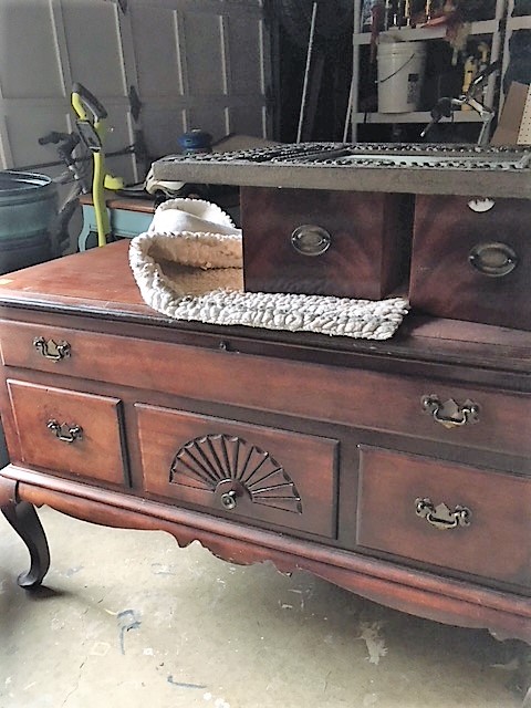 French Blanket Chest before