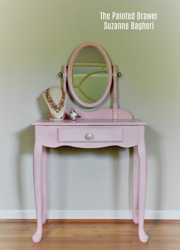 Pink Vanity Before and After