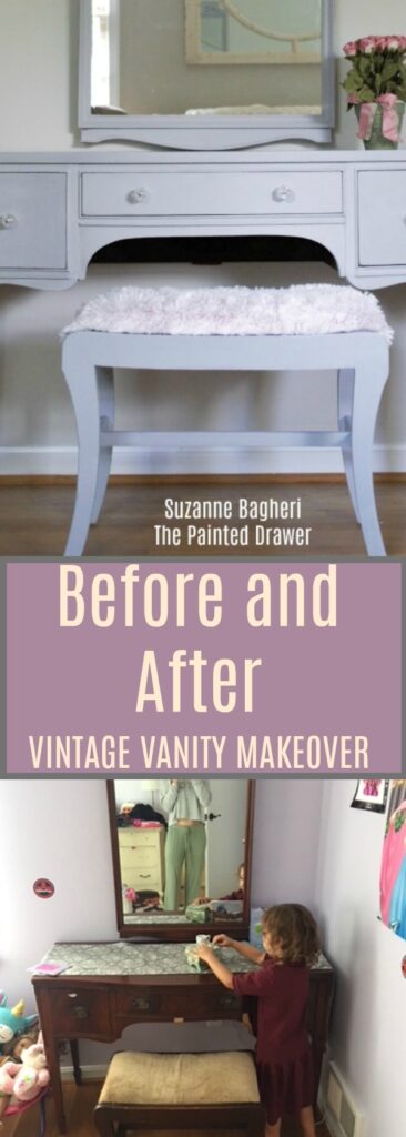 Vintage Vanity and Bench Makeover