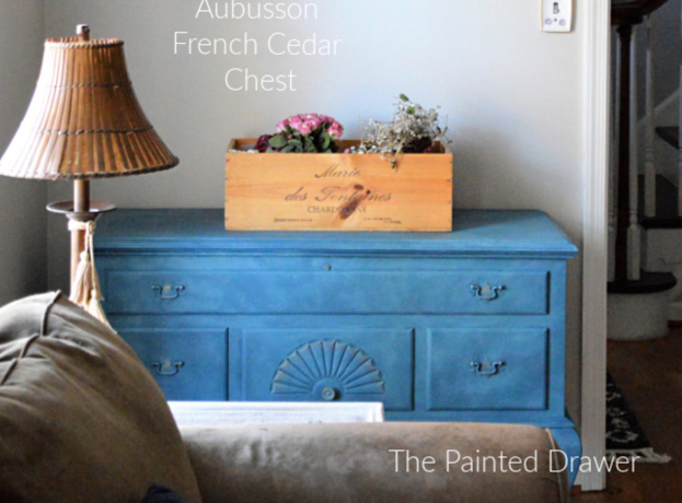 French Cedar Chest in Aubusson