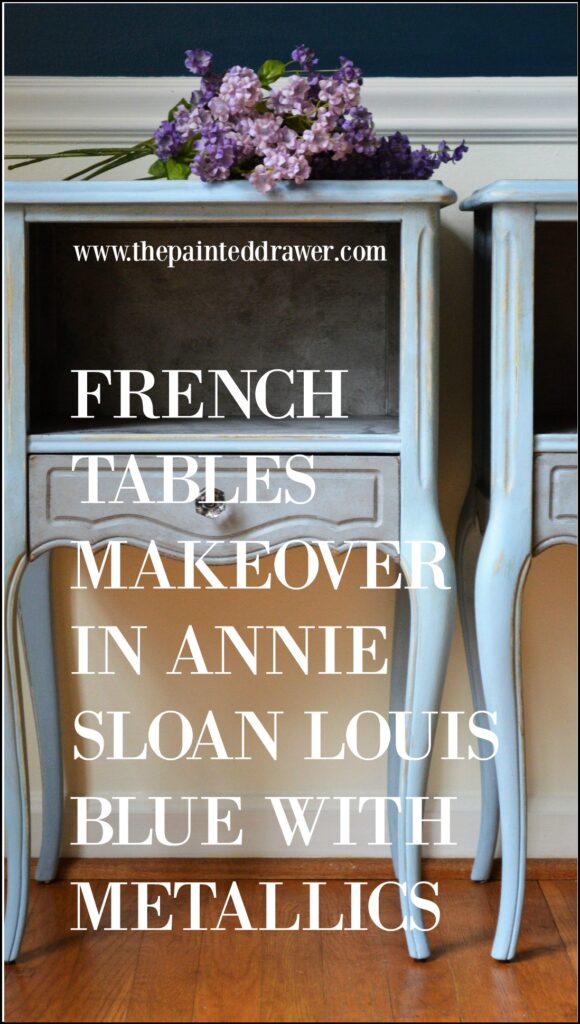 French Tables Makeover in chalk paint