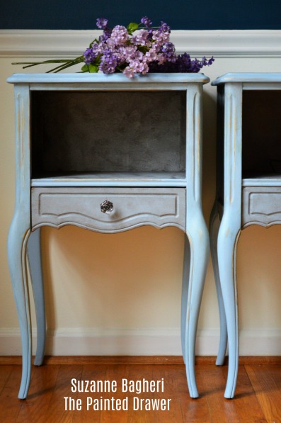 French Tables in Louis Blue