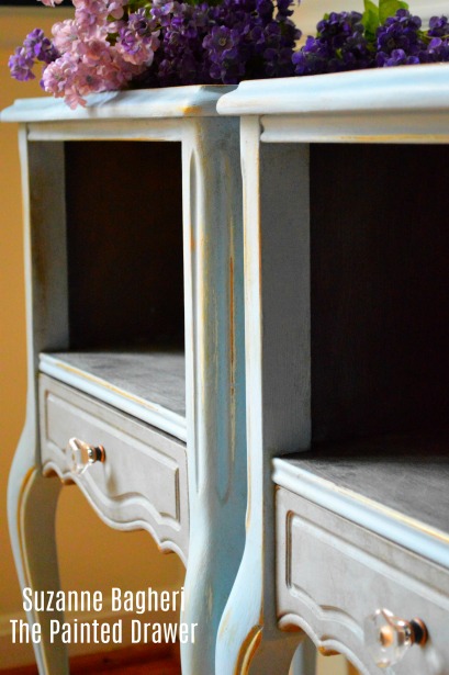 French Tables in Louis Blue