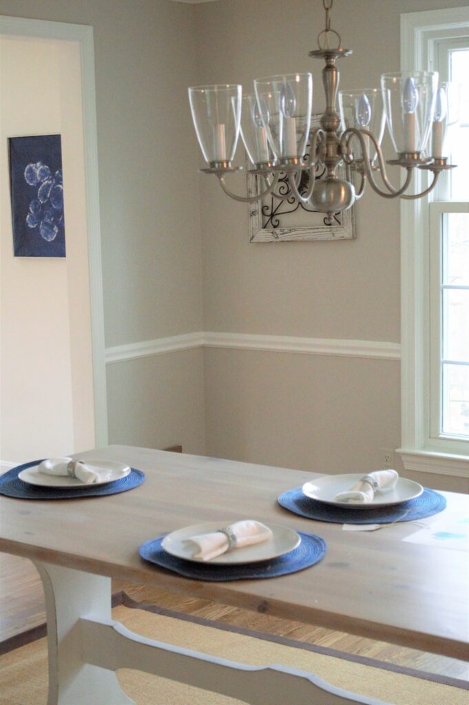 Whitewashed Farmhouse Table