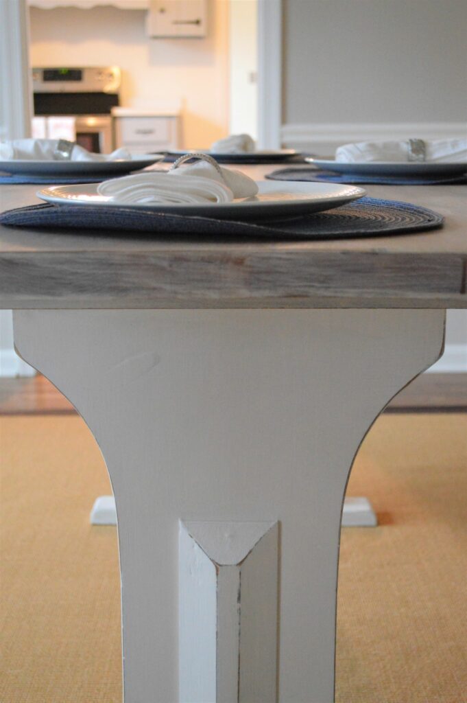 Whitewashed Farmhouse Table