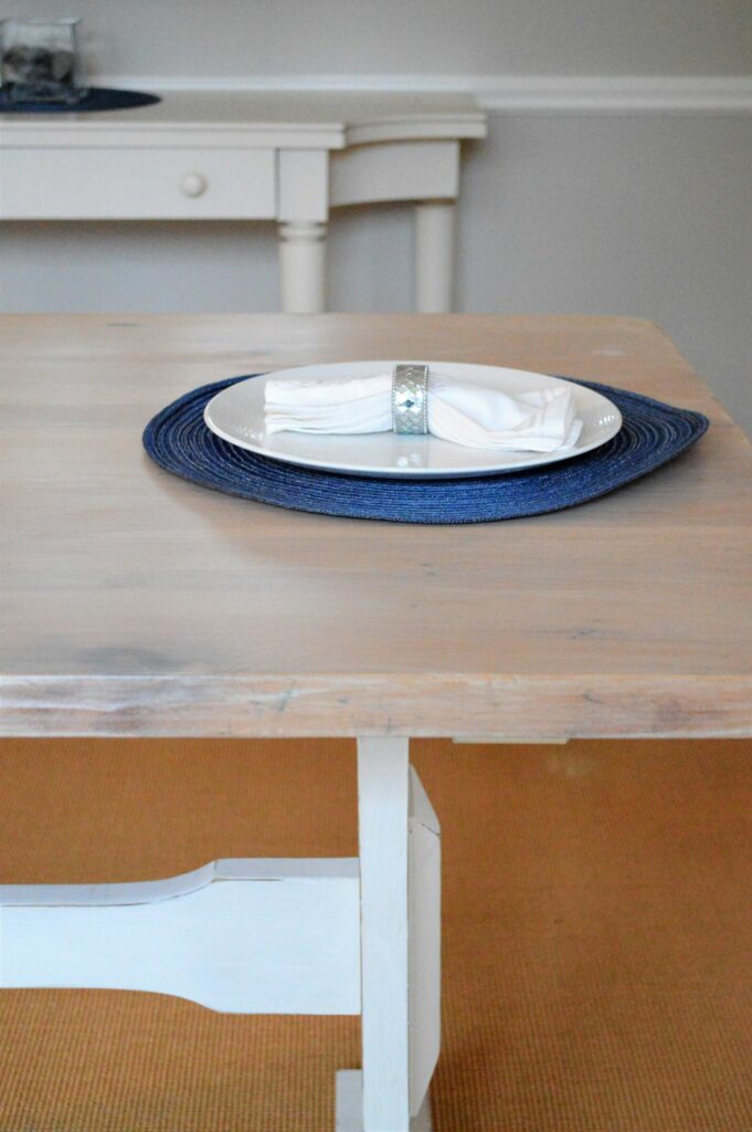 Whitewashed Farmhouse Table